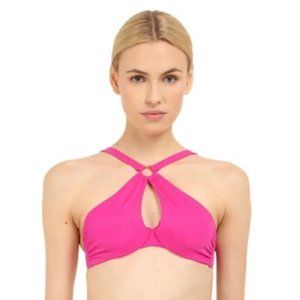 L'Agent by Agent Provocateur NWT Adrina Bikini Top in Pink size Small